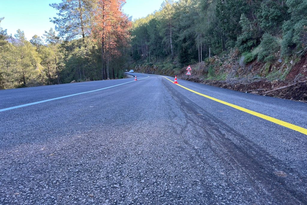 fethiye ölüdeniz yolu, ölüdeniz kayaköy yolu, ölüdeniz kayaköy yol çalışmaları, ölüdeniz, ölüdeniz yol çalışmaları