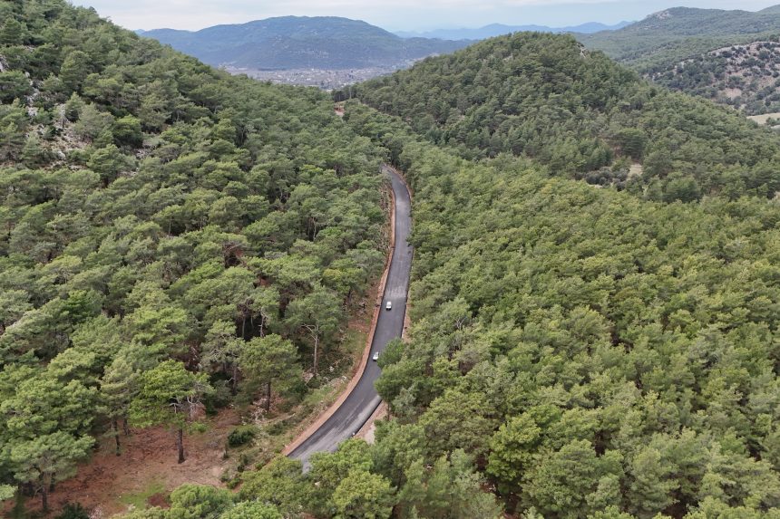 fethiye ölüdeniz yolu, ölüdeniz kayaköy yolu, ölüdeniz kayaköy yol çalışmaları, ölüdeniz, ölüdeniz yol çalışmaları