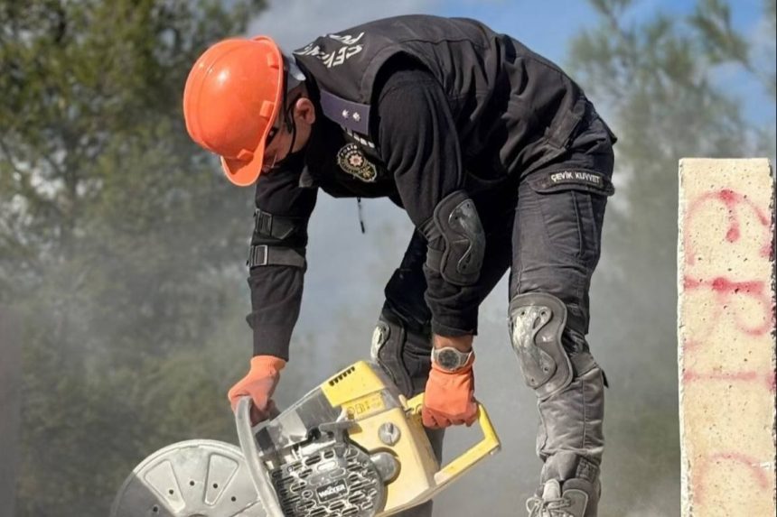 muğla afad, afad kentsel arama kurtarma eğitimi, afad, kentsel arama kurtarma eğitimi, muğla il emniyet müdürlüğü