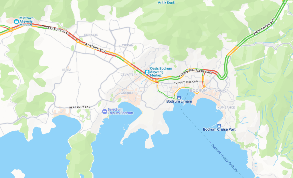 bodrum yılbaşı trafik bodrum yeni yıl trafik bodrum haberleri