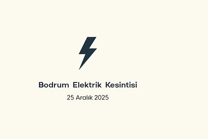 bodrum elektrik kesintisi