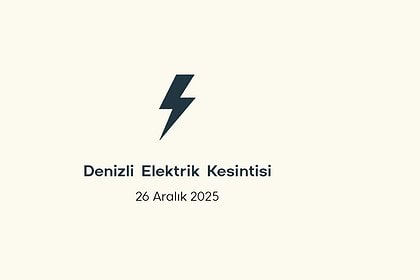 denizli elektrik kesintisi