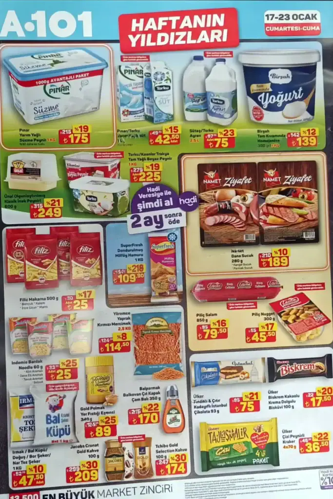 a101 aktüel 17 ocak 2026, a101 haftanın yıldızları, a101 temizlik ürünleri indirimi, a101 çay ve kahve fiyatları, a101 kişisel bakım ürünleri