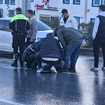 bodrum kaza, bodrum trafik kazası, bodrum, bodrumda yaya, bodrumda yayaya çarpan araç