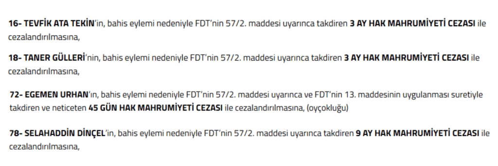 bahis soruşturması, tff bahis soruşturması, selahaddin dinçel, futbolda bahis soruşturması, şike soruşturması
