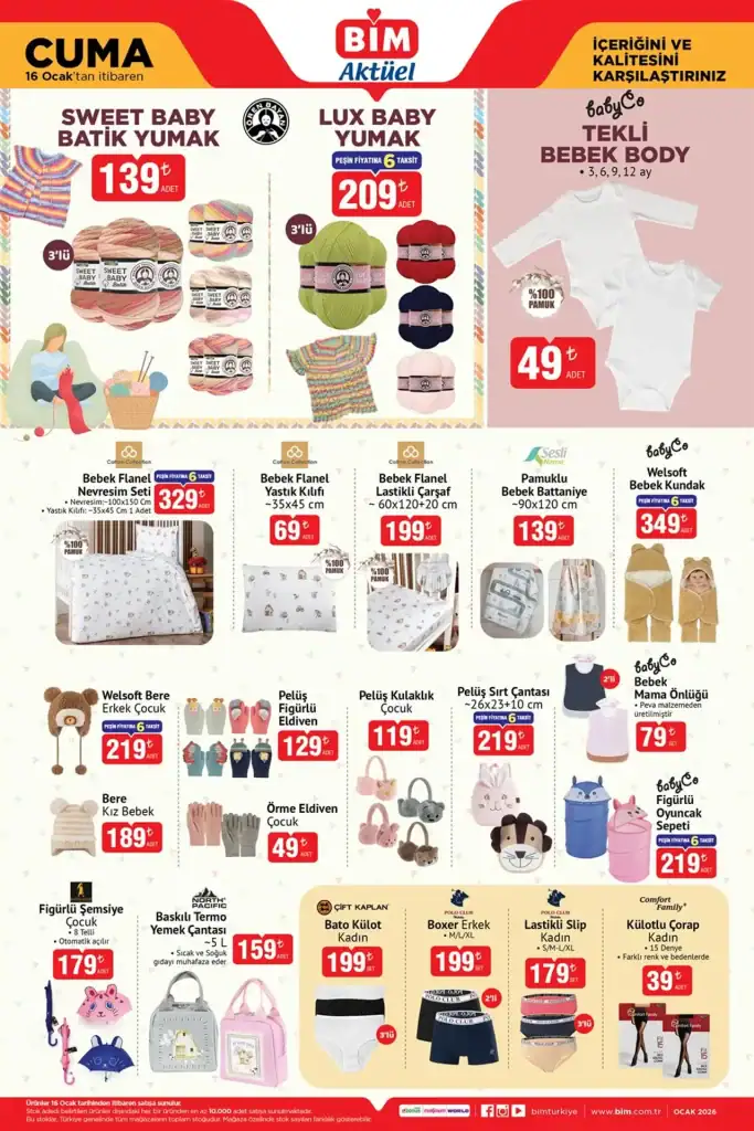 bim aktüel 16 ocak 2026, bim tcl televizyon, bim casper cep telefonu, bim çocuk oyuncakları, bim ev elektroniği kampanyası