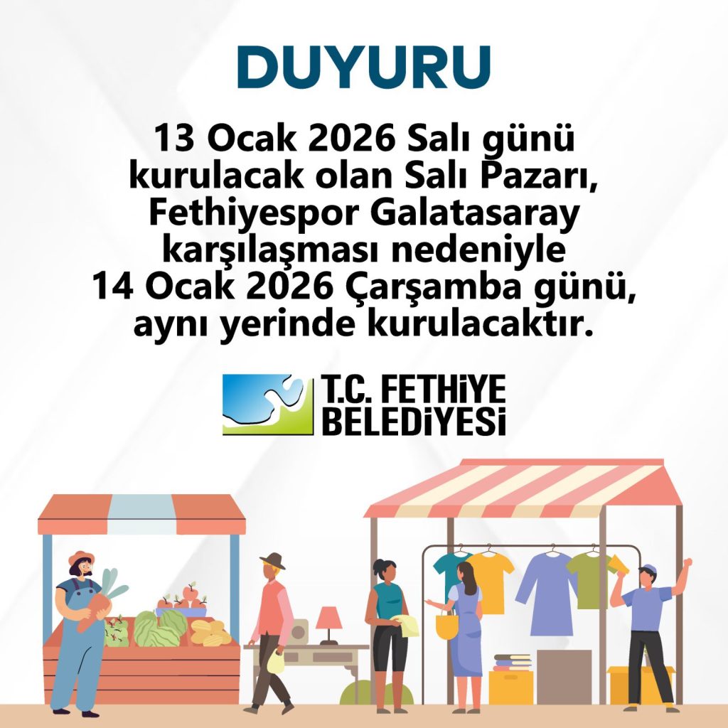 fethiye salı pazarı, fethiye pazar, fethiyespor galatasaray, fethiye salı pazarı kurulacak mı, salı pazarı
