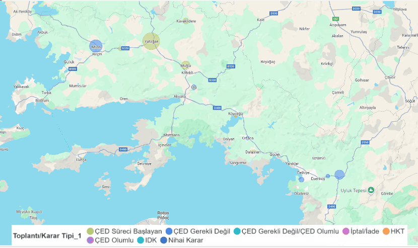 maden ruhsatı muğla maden maden ihaleleri polen ekoloji kolektifi mapeg ruhsat sahası çed kararı