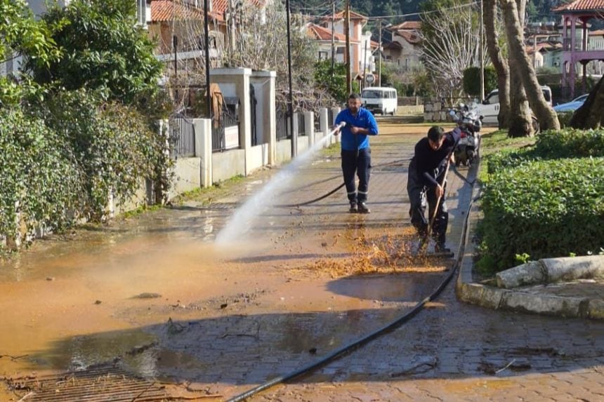 marmaris sel, marmaris sel baskını, marmaris sağanak yağış, marmaris, marmaris belediyesi sel