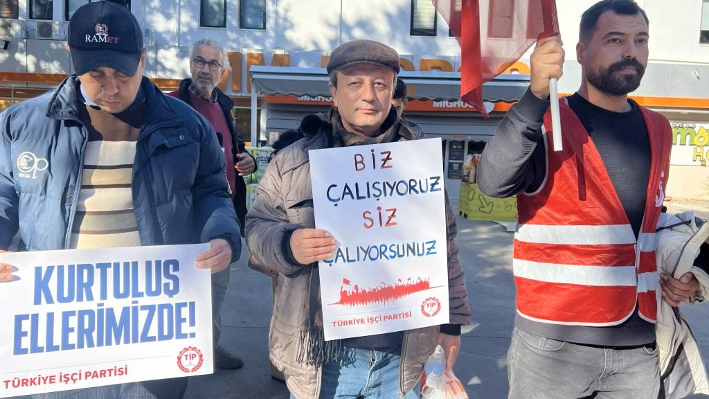 tip fethiye açıklama, migros iş bırakma, migros grev, migros, tip fethiye ilçe örgütü