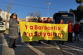 rosa luxemburg, bodrum güneşin sofrası platformu, güneşin sofrası platformu, rosa luxemburg anma, bodrum rosa luxemburg