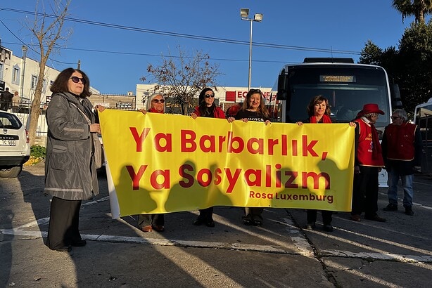 rosa luxemburg, bodrum güneşin sofrası platformu, güneşin sofrası platformu, rosa luxemburg anma, bodrum rosa luxemburg