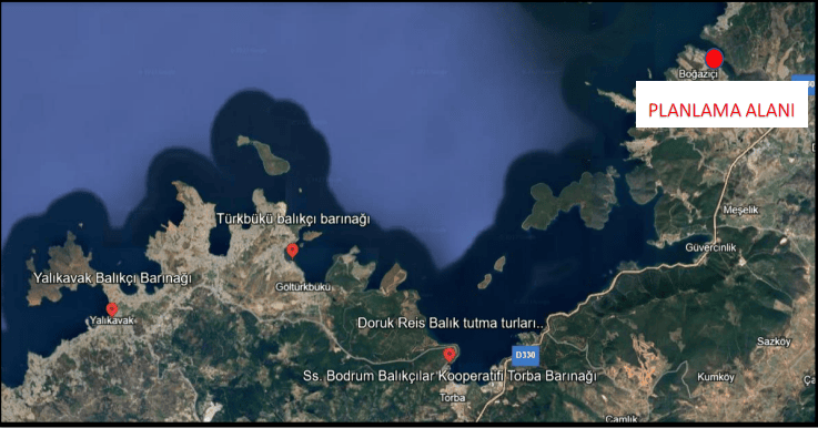 boğaziçi balıkçı barınağı, boğaziçi balıkçı barınağı projesi, milas boğaziçi balıkçı barınağı, bargilya tuzlası, milas boğaziçi 