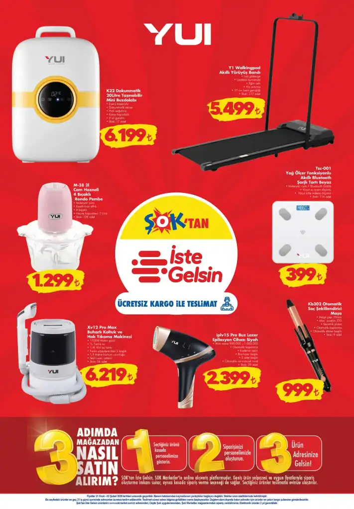 şok aktüel 31 ocak 2026, şok kampanya ürünleri, şok ankastre set, şok okul malzemeleri, şok yuı ürünleri