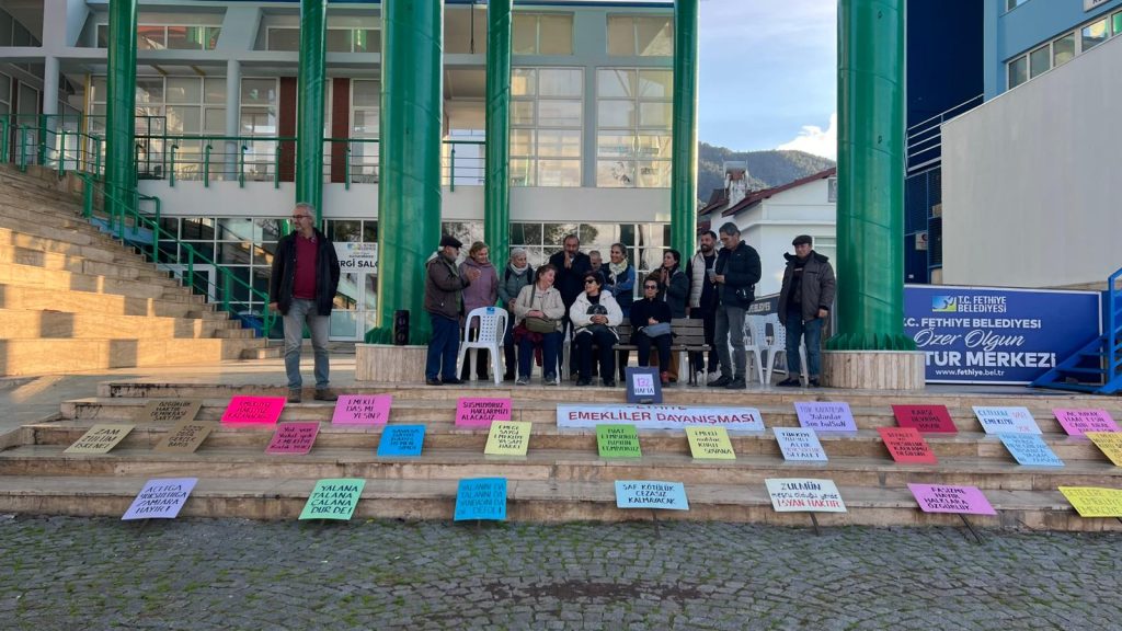 emekli, emekli maaşı, emekli zammı, fethiye emekliler dayanışması, fethiye emekliler