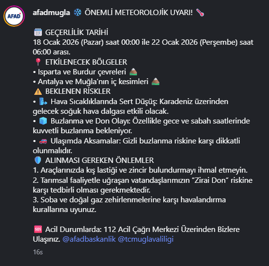 muğla hava durumu, muğla don, muğla buzlanma, muğla hava, muğla 