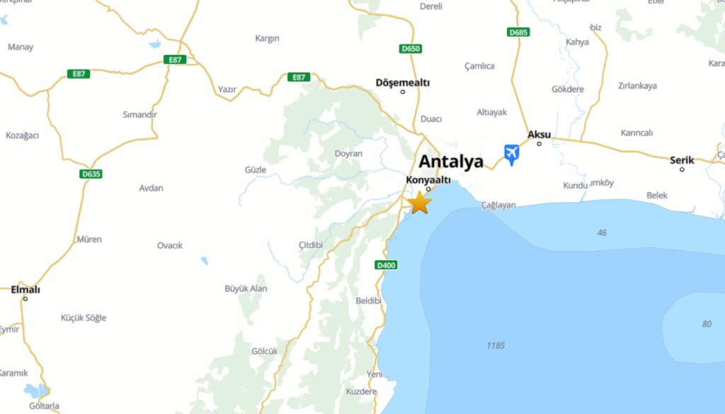 deprem, antalya son deprem, son dakika antalya, antalya deprem son dakika, antalyada deprem