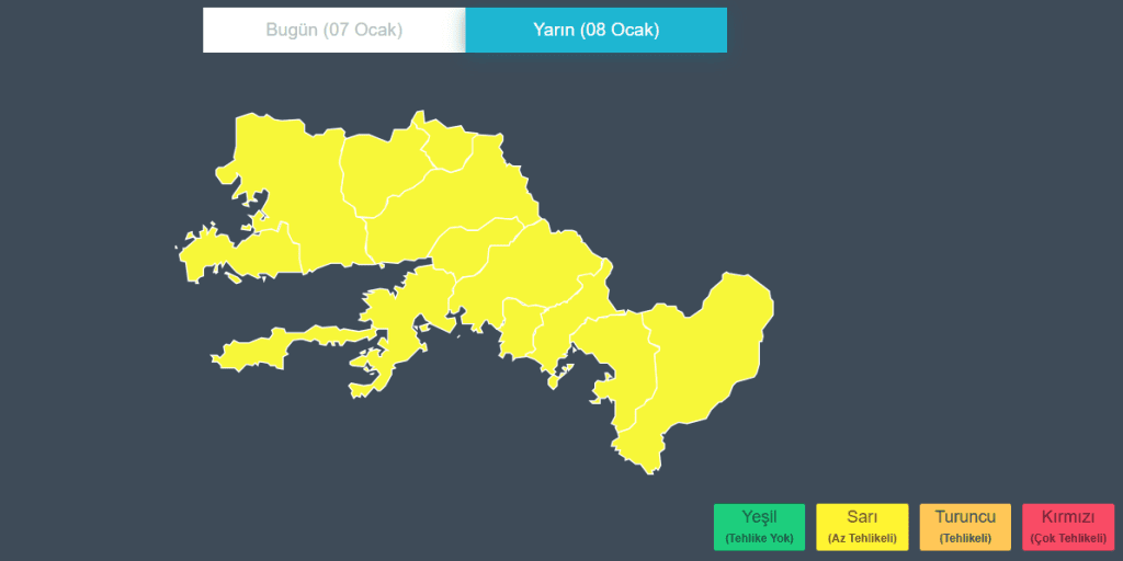 meteoroloji muğla sağanak yağış hava durumu