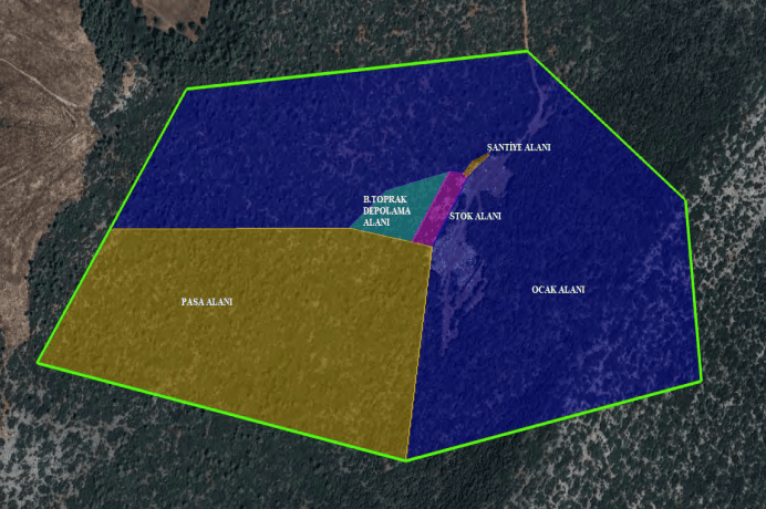 yatağan mermer ocağı, yatağan mermer ocağı çed süreci, yatağan, yatağan mermer, yatağan alaşar mahallesi