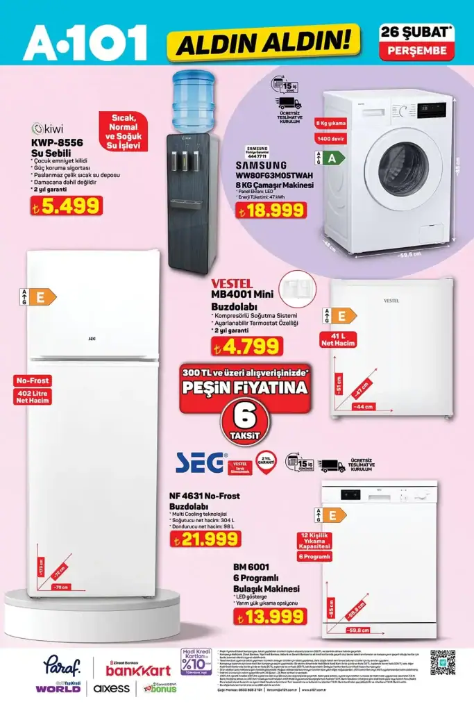 a101 aldın aldın 26 şubat 2026, a101 26 şubat 2026 aktüel ürünler, a101 televizyon fiyatları, a101 tiny house, a101 elektrikli moped