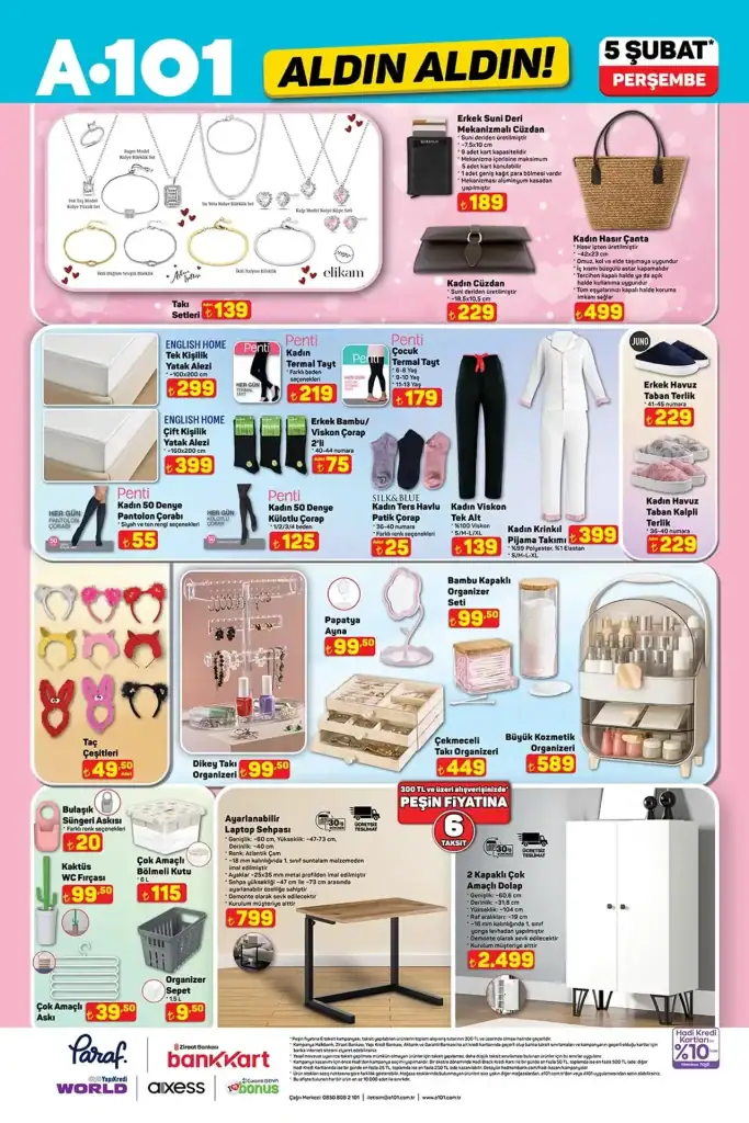 a101 aktüel kataloğu, a101 5 şubat 2026, a101 televizyon fiyatları, a101 koşu bandı, a101 ekstra kataloğu
