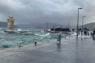 marmaris deniz taştı marmaris taşkın marmaris fırtına marmaris haberleri marmaris son dakika