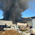 bodrum işçi konteyneri yangın