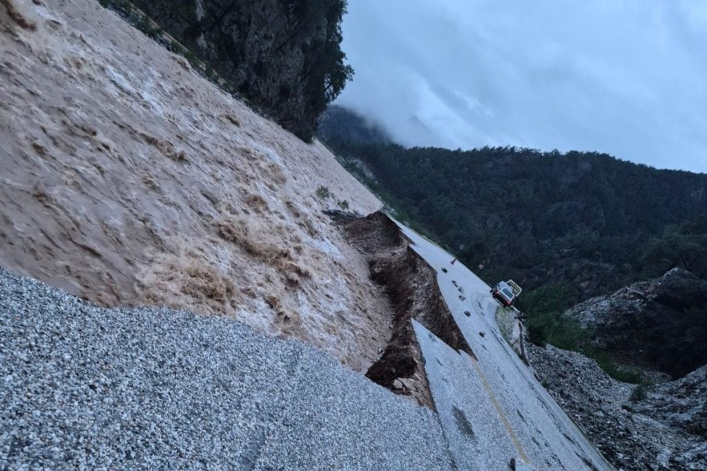 namnam çayı, muğla namnam çayı, ula kavakçalı, ula kavakçalı yolu, ula kavakçalı yolu çöktü