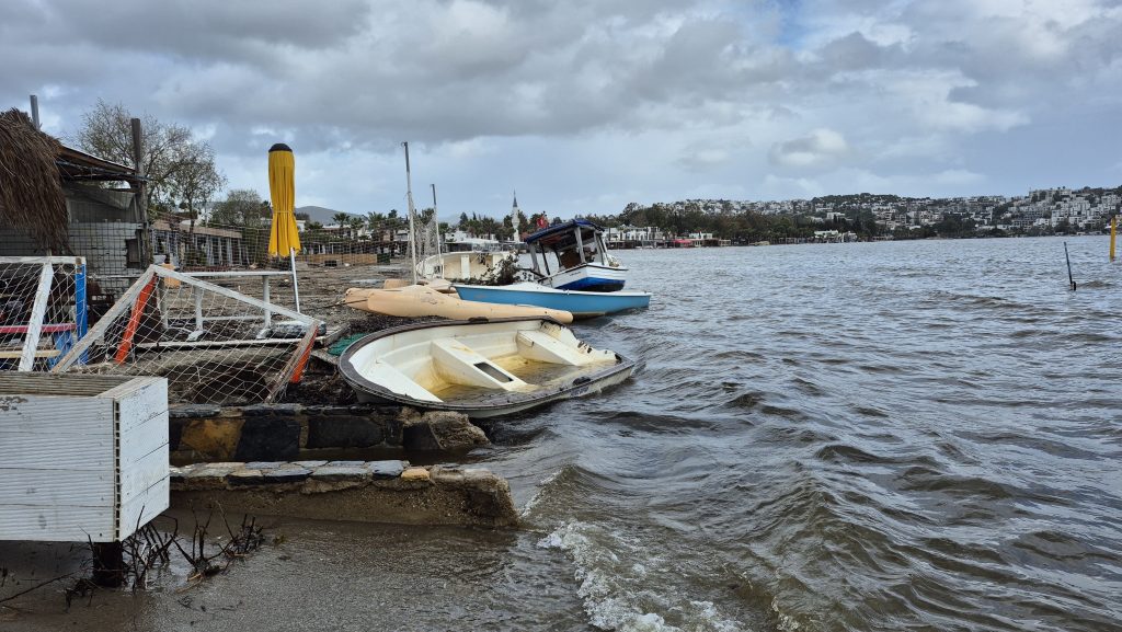 bodrum sağanak, bodrum sağanak yağış, bodrum, bodrum hava durumu, bodrum sel