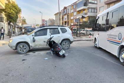 milas motosiklet kazası, milas kaza, milas trafik kazası, milas lozan caddesi, milas lozan caddesi kaza