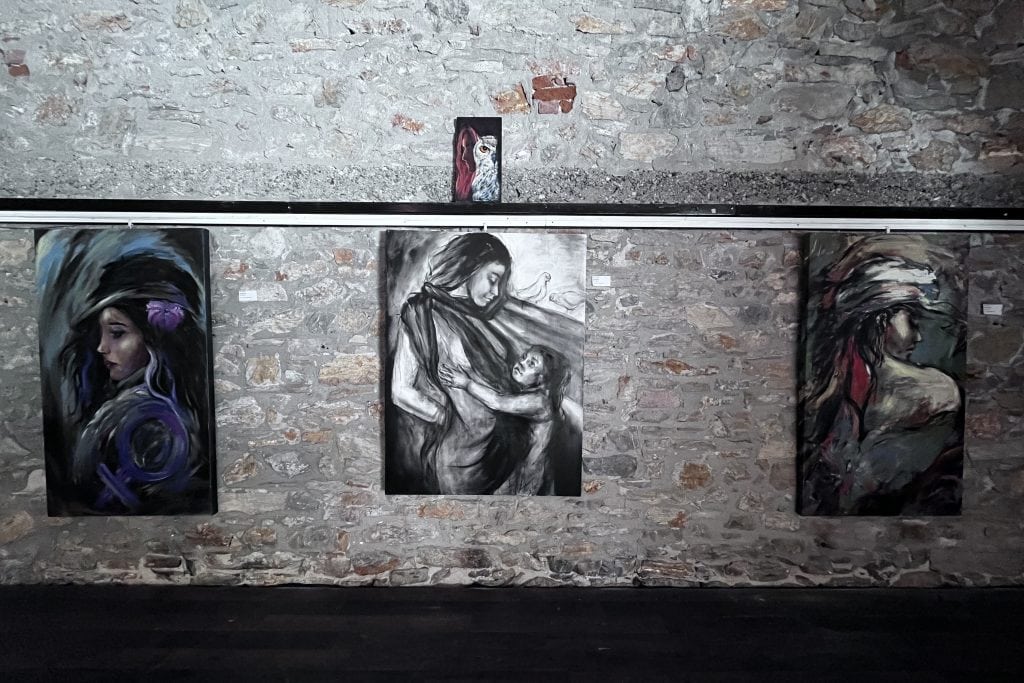 bodrum kadın sergisi, kadın sergisi, bodrum kadın ressamlar, bodrum 8 mart, bodrum resim sergisi