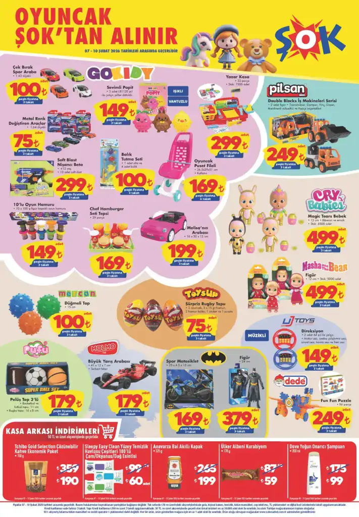 şok aktüel 7 şubat 2026, şok indirimli ürünler, şok oyuncak kataloğu, şok elektronik ürünler, şok ev tekstili kampanyası