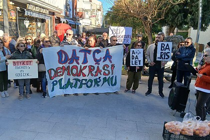 datça migros eylem datça migros eylemi migros işçileri