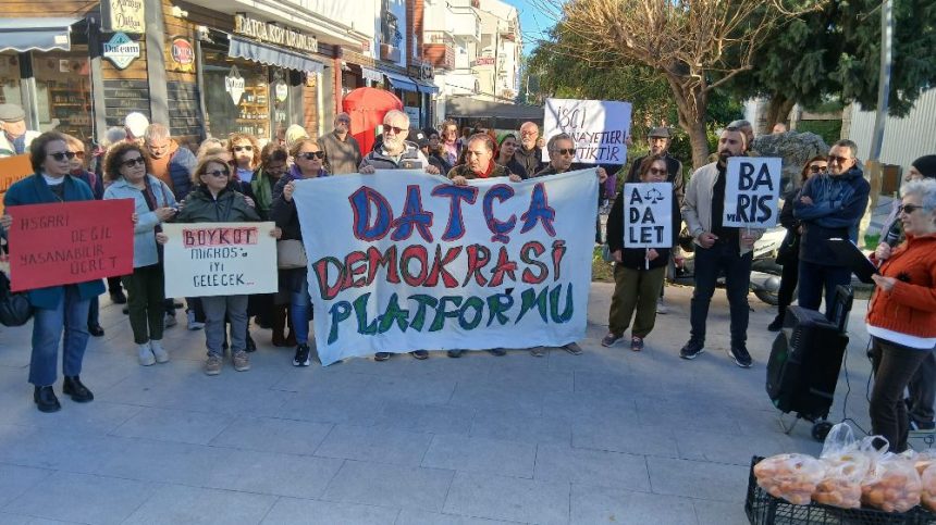 datça migros eylem datça migros eylemi migros işçileri