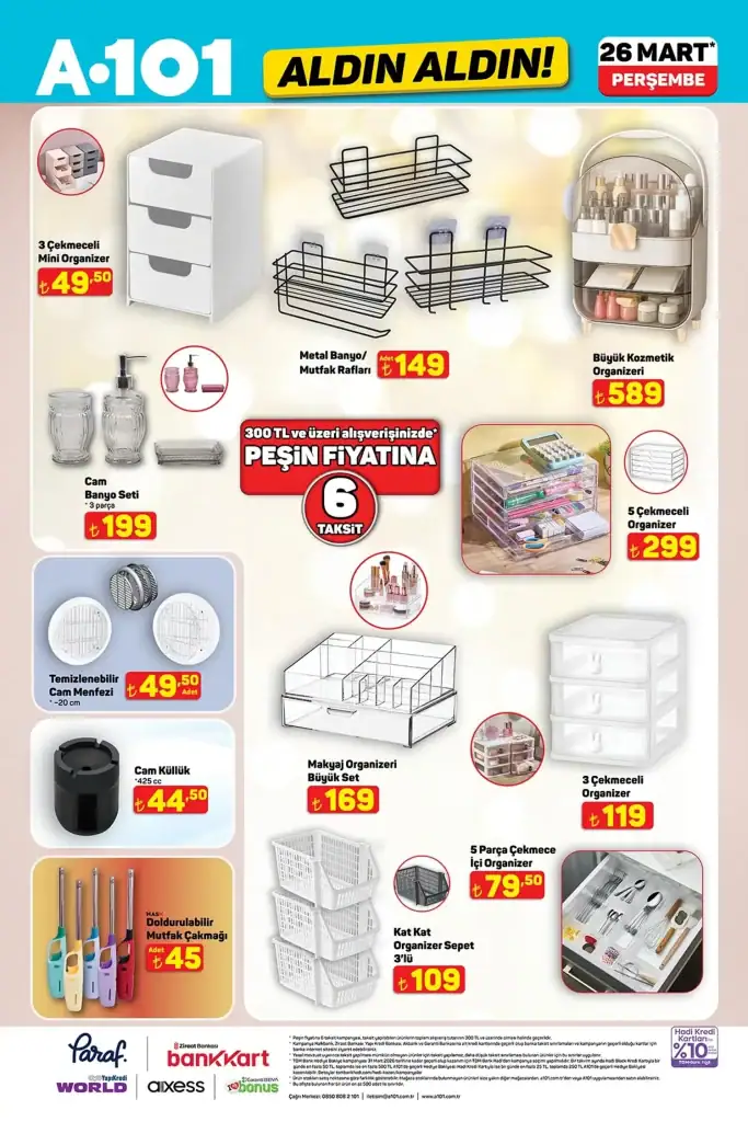 a101 aktüel kataloğu 26 Mart 2026, a101 indirimli ürünler, a101 televizyon fiyatları, a101 küçük ev aletleri, a101 motosiklet fiyatları