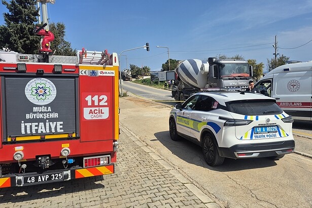 bodrum beton mikseri, bodrum murat murathanoğlu, murat murathanoğlu, bodrum kaza, bodrum trafik kazası