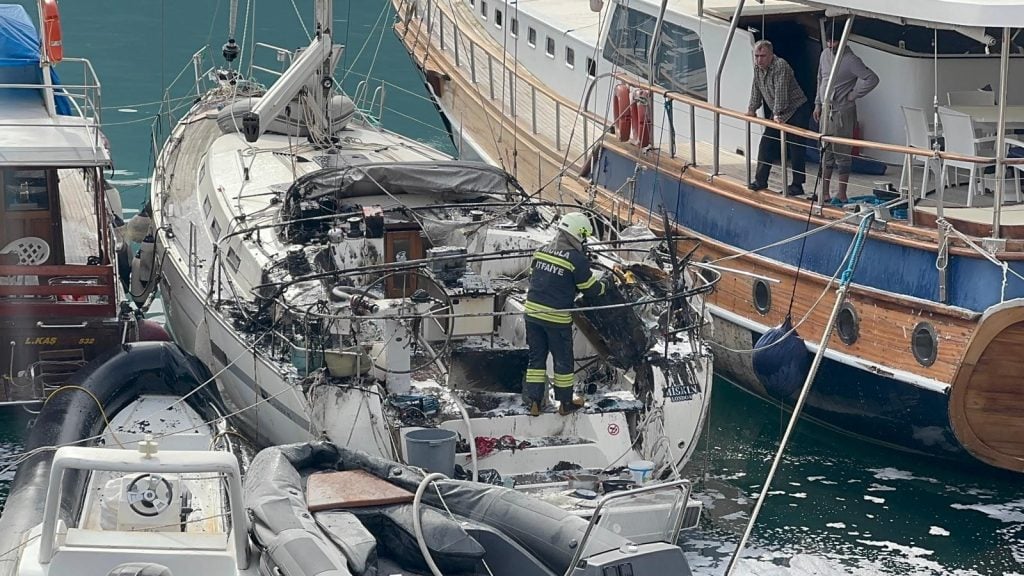 fethiye tekne yangını, fethiye tekne, fethiye yangın, fethiye yelkenli, fethiye