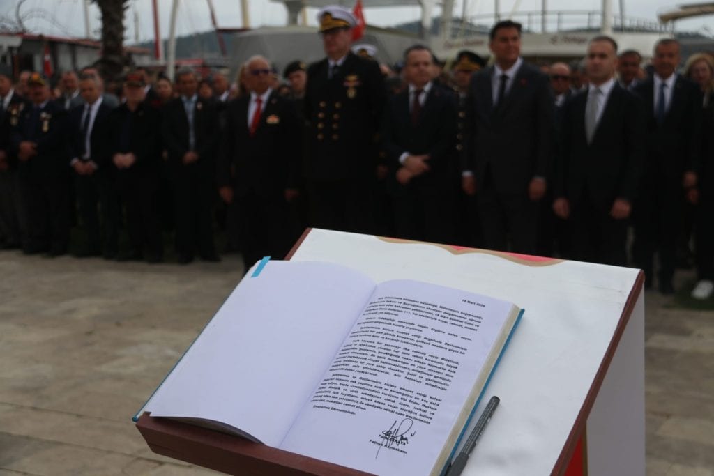 18 mart çanakkale şehitleri fethiye tören çanakkale zaferi çanakkale şehitleri anma günü 18 mart