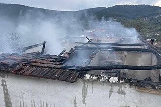 yatağan bencik ev yangını