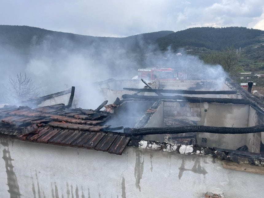 yatağan bencik ev yangını