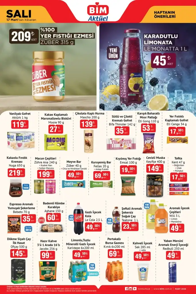 bim aktüel kataloğu 17 mart 2026, bim 17 mart 2026 aktüel, bim haftanın önerileri, bim ürün fiyatları 17 mart, bim market kataloğu