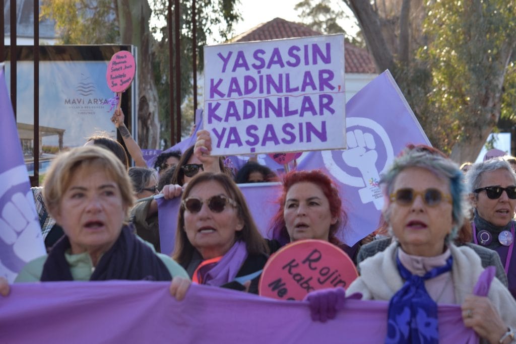 8 mart bodrum bodrum feminist yürüyüş dünya kadınlar günü bodrum kadın dayanışma derneği