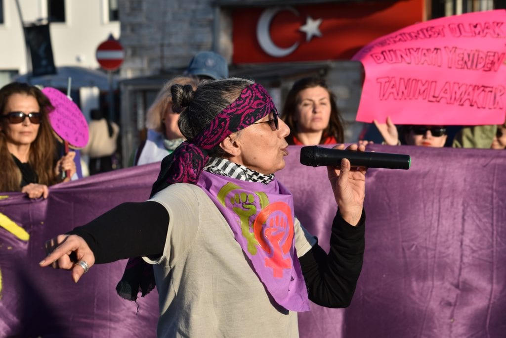 8 mart bodrum bodrum feminist yürüyüş dünya kadınlar günü bodrum kadın dayanışma derneği