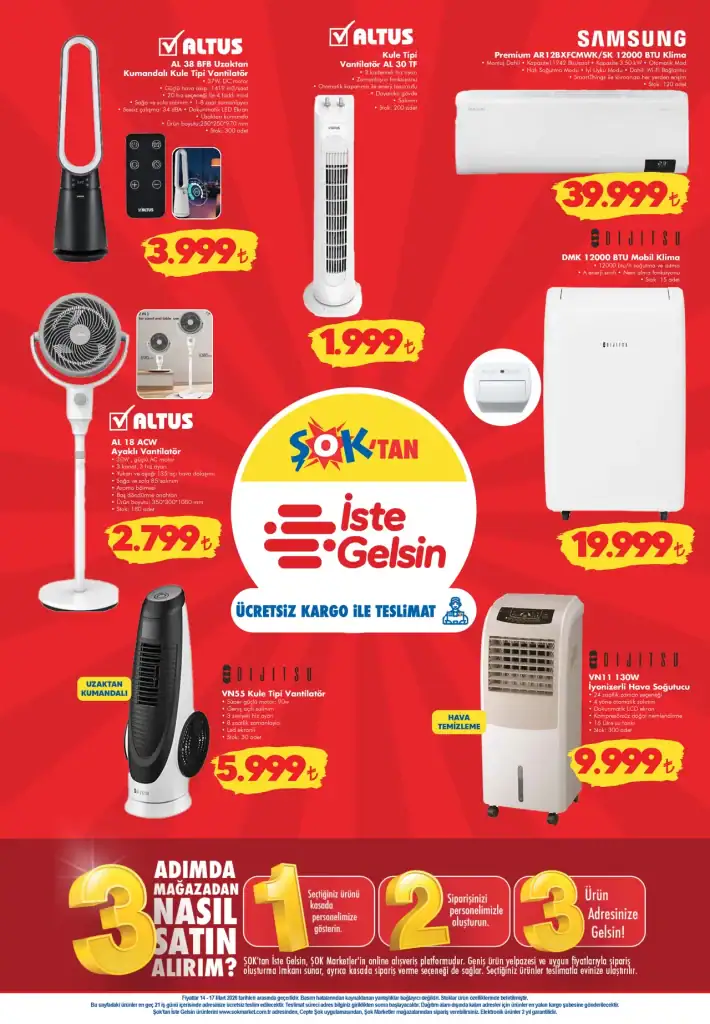 şok aktüel 14 mart 2026, şok aktüel ürünler, şok katalog, şok bisiklet fiyatı, şok iste gelsin