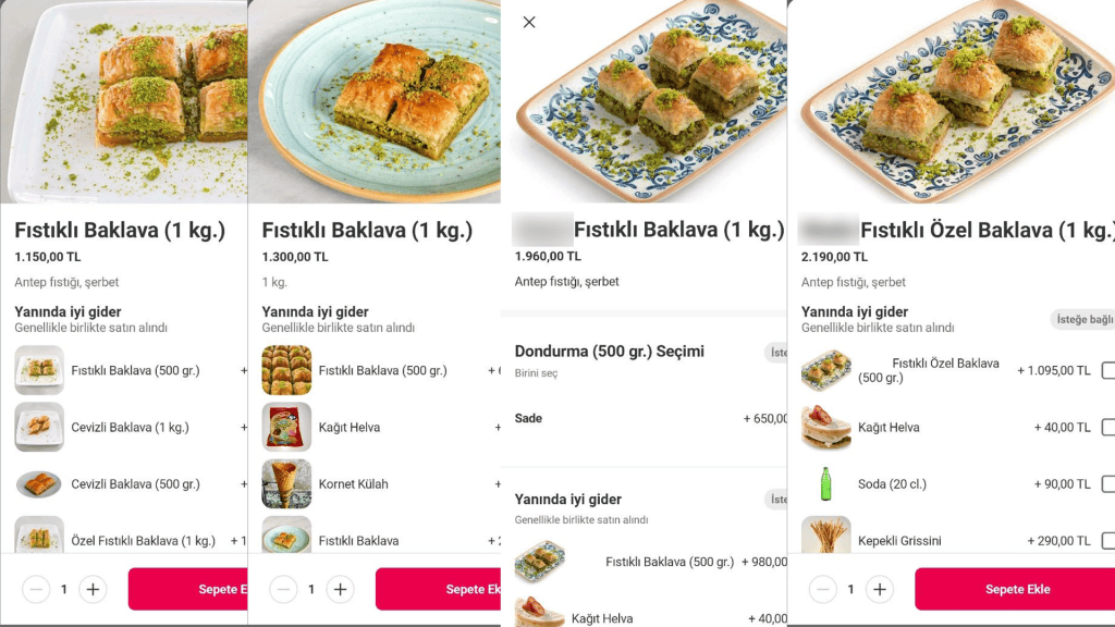 muğla baklava fiyatları baklava ne kadar