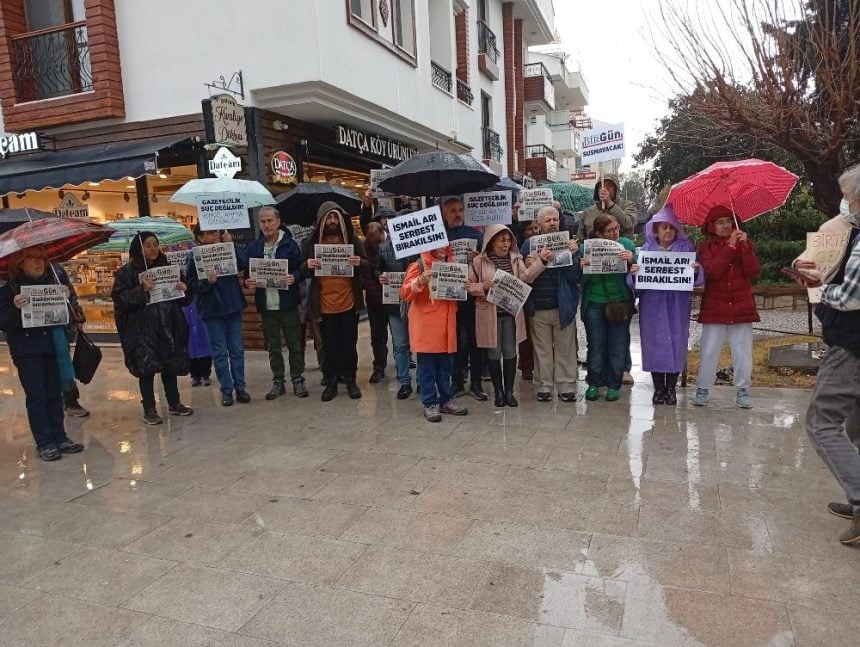 datça ismail arı protesto datça adalet ve barış buluşmaları