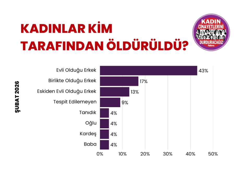 kadın cinayetleri, türkiye kadın cinayetleri, kadın cinayetleri istatistik, kadın cinayetleri 2026, kadın cinayetleri şubat
