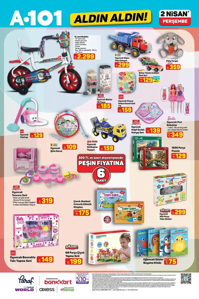 a101 aktüel kataloğu 2 nisan 2026, a101 aktüel ürünler, a101 motosiklet, a101 televizyon, a101 bulaşık makinesi