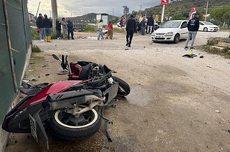 fethiye trafik kazası, fethiye kaza, fethiye motosiklet kazası, fethiye karagedik mahallesi, fethiye
