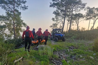 fethiye likya yolu, likya yolu, likya yolunda ayağı kırılan kişi, likya yolunda düşen kişi, fethiye